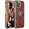 LOHASIC for iPhone 13 Pro Max Case Vintage Leather Thin Slim Luxury PU Soft Flexible Bumper NonSlip Grip AntiScratch Protective Cover Phone Cases for iPhone 13 Pro Max 67 2021 Brown