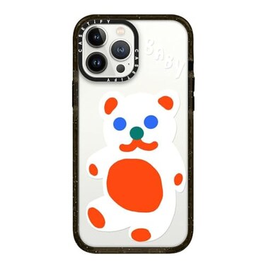 CASETiFY Impact iPhone 13 Pro Max Case 66ft Drop Protection Baby Bear Clear Black