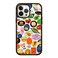 CASETiFY Impact Case for iPhone 13 Pro Max with Magsafe Fruit Stickers Clear Black