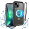 Transy Waterproof Phone Case Compatible with iPhone 13 IP68 Waterproof Shockproof DustProof Phone Case with Built in Screen Protector Full Body Protective Case Clear iPhone 13