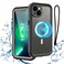 Transy Waterproof Phone Case Compatible with iPhone 13 IP68 Waterproof Shockproof DustProof Phone Case with Built in Screen Protector Full Body Protective Case Clear iPhone 13