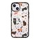 CASETiFY Impact iPhone 14 Case 4X Military Grade Drop Tested 82ft Drop Protection Playful Cats in The Garden Clear Black