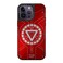CASETiFY Mirror iPhone 14 Pro Max Case Iron Man CoLabReflective 49ft Drop ProtectionCompatible with Magsafe Arc Reactor Silver on Black