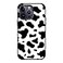 CASETiFY Impact iPhone 14 Pro Max Case 4X Military Grade Drop Tested 82ft Drop ProtectionCompatible with Magsafe Cow Print Glossy Black