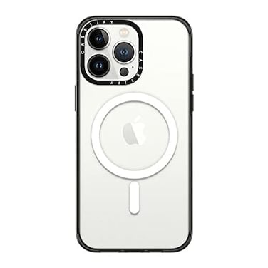 CASETiFY Compact iPhone 14 Pro Max Case 2X Military Grade Drop Tested 4ft Drop ProtectionCompatible with Magsafe Clear Black