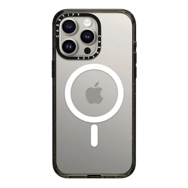 CASETiFY Impact iPhone 15 Pro Max Case 4X Military Grade Drop Tested 82ft Drop ProtectionCompatible with Magsafe Clear Black