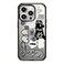 CASETiFY Impact iPhone 15 Pro Case 4X Military Grade Drop Tested 82ft Drop ProtectionCompatible with Magsafe Stickers Prints INAP Sticker 01 Clear Black