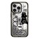 CASETiFY Impact iPhone 15 Pro Case 4X Military Grade Drop Tested 82ft Drop ProtectionCompatible with Magsafe Stickers Prints INAP Sticker 01 Clear Black