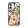CASETiFY Impact Case for iPhone 16 Slim 82 ft 4X Military Grade Drop ProtectionWireless Charging Compatible Fruit Stickers Clear Black