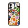 CASETiFY Impact Case for iPhone 16 Slim 82 ft 4X Military Grade Drop ProtectionWireless Charging Compatible Fruit Stickers Clear Black