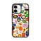 CASETiFY Impact Case for iPhone 16 Slim 82 ft 4X Military Grade Drop ProtectionWireless Charging Compatible Fruit Stickers Clear Black