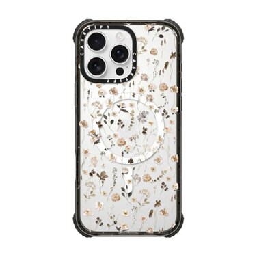 CASETiFY Ultra Impact iPhone 16 Pro Max Case Strong Slim 115ft 5X Militray Grade Drop ProtectionCompatible with Magsafe Wildflower Friday Clear Black