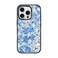 CASETiFY Impact Case for iPhone 16 Pro Slim 82 ft 4X Military Grade Drop ProtectionCompatible with Magsafe Blue Hydrangea Clear Black