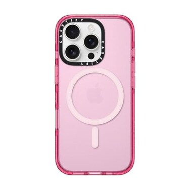 CASETiFY Impact Case for iPhone 16 Pro 4X Military Grade Drop Tested 82ft Drop ProtectionCompatible with Magsafe Pink