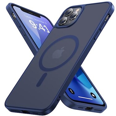 Noonin Strong Magnetic Case for iPhone 11 Pro MaxCompatible with MagSafe Protective Shockproof Cover Phone Case for iPhone 11 Pro Max 65 Blue