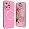 SURPHY Designed for iPhone 16 Pro Max Case Compatible with MagSafe 69 inch 2024 Liquid Silicone Phone Case Camera Protective Soft Microfiber Lining Pink