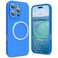 SURPHY Designed for iPhone 16 Pro Max Case Compatible with MagSafe 69 inch 2024 Liquid Silicone Phone Case Camera Protective Soft Microfiber Lining Blue