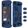 SUIHUOJI Steam DeckSteam Deck OLED Standing Protective Case Thickening Silicone Accessories Protector Soft Cover Skin Shell with 2 Pairs Thumb Grips Full Protection for Valve Stream Deck Blue