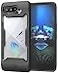 Nakedcellphone Showcase Series Compatible with ASUS ROG Phone 5 ROG 5 ProROG 5 Ultimate Case Matte Black Rugged TPU Rubber Hybrid Cover with Clear Transparent View Panel