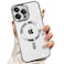 Misscase Compatible with iPhone 14 Pro Max Case with Camera Lens ProtectorFull Protection Clear Magnetic Case Compatible with MagSafe AntiScratch Case Cover for iPhone 14 Pro Max Silver