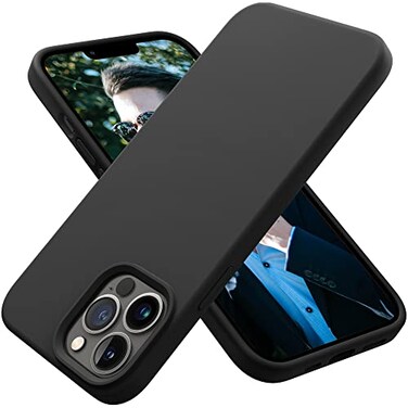 OTOFLY Designed for iPhone 13 Pro Max Case Silicone Shockproof Slim Thin Phone Case for iPhone 13 Pro Max 67 inch Black
