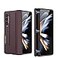 PUROOM for Samsung Galaxy Z Fold 4 Case Hinge Coverage Protective Case with Builtin Kickstand PC Magnetic AllInclusive Shockproof Cover for Samsung Galaxy Z Fold 4 5G Wine Red