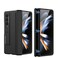 PUROOM for Samsung Galaxy Z Fold 4 Case Hinge Coverage Protective with Kickstand PC Magnetic AllInclusive Shockproof Cover for Z Fold 4 5G Black
