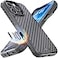 REBEL Case for iPhone 16 Pro Gen6 Aramid Fiber Strong MagSafe Compatible Grippy Sides Shockproof Corners Metal Lens Buttons Upgraded Protective Design 63 Inch Phone 2024 Black