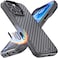 REBEL Case for iPhone 16 Pro Gen6 Aramid Fiber Strong MagSafe Compatible Grippy Sides Shockproof Corners Metal Lens Buttons Upgraded Protective Design 63 Inch Phone 2024 Black