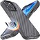 REBEL Case for iPhone 16 Pro Gen6 Aramid Fiber Strong MagSafe Compatible Grippy Sides Shockproof Corners Metal Lens Buttons Upgraded Protective Design 63 Inch Phone 2024 Black