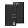 SafeSleeve Wallet Leather Case for iPhone 14 Pro EMF Blocker for Cell Phone with 3 Card Holder Adjustable Stand Magnetic Closure and Magnetic Folio Protection for Daily Use Black