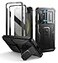 Dexnor for Samsung Galaxy S24 Plus Case with Builtin Slide Camera Cover Screen Protector Kickstand Shockproof Rugged Case FullBody Bumper Protective Cover for Galaxy S24 Plus 2024Black