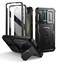 Dexnor for Samsung Galaxy S24 Plus Case with Builtin Slide Camera Cover Screen Protector Kickstand Shockproof Rugged Case FullBody Bumper Protective Cover for Galaxy S24 Plus 2024Black