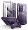 Dexnor for Samsung Galaxy S24 Ultra Case with Builtin Slide Camera Cover Screen Protector Kickstand Shockproof Rugged Case FullBody Bumper Protective Cover for Galaxy S24 Ultra 2024Purple
