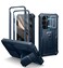 Dexnor for Samsung Galaxy S25 Case with Builtin Slide Camera Cover Screen Protector KickstandHeavyDuty Shockproof Rugged Case FullBody Bumper Protective Cover for Galaxy S252025Navy Blue