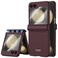 STORMTAL for Samsung Galaxy Z Flip 5 Case Hinge Protection Builtin Screen Protector Wireless Charging Shockproof Anti Scratch Slim Phone Protective Cover for Galaxy Z Flip 5 2023 Wine
