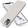 OTOFLY for iPhone 12 Pro Max Case Slim Shockproof Military Grade Drop Protection Soft Liquid Silicone with AntiFingerprint Phone CaseStone
