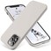 OTOFLY for iPhone 12 Pro Max Case Slim Shockproof Military Grade Drop Protection Soft Liquid Silicone with AntiFingerprint Phone CaseStone