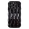 Caseative for iPhone 14 Pro Max CaseWater Ripple Pattern Curly Wave Frame Soft Compatible with iPhone Case Light BlackiPhone 14 Pro Max