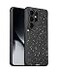 Mous for Samsung Galaxy S25 Case MagSafe Compatible Limitless 60 Black Speckled Fabric Protective Shockproof Phone Cover