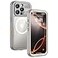 Lanhiem Magnetic for iPhone 16 Pro Max Case IP68 Waterproof Dustproof Case Compatible with Magsafe Builtin Screen Protector Full Body Heavy Duty Rugged Phone Cover 69 inch Natural
