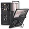 VEGO for GalaxyZFold7Case Samsung Z Fold 7 Case with Slide Camera Cover Screen Protector Builtin 360 Kickstand FullBody Drop Protection Rugged Case for Samsung Galaxy Fold7 5G 2025 Black