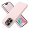 OTOFLY Compatible with iPhone 15 Pro Max CaseSilky and Soft Touch Series Premium Soft Liquid Silicone Rubber FullBody Protective Bumper Case for iPhone 15 Pro Max Chalk Pink