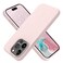 OTOFLY Compatible with iPhone 15 Pro Max CaseSilky and Soft Touch Series Premium Soft Liquid Silicone Rubber FullBody Protective Bumper Case for iPhone 15 Pro Max Chalk Pink