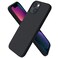 ORNARTO Compatible with iPhone 13 Mini Case Slim Liquid Silicone 3 Layers Full Covered Soft Gel Rubber Phone Cover with Microfiber Lining 54 inchMidnight