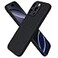 ORNARTO Compatible with iPhone 16 Pro Case 63 Slim Liquid Silicone 3 Layers Soft Gel Rubber Shockproof Protective Cover with AntiScratch Microfiber LiningBlack