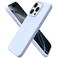 ORNARTO Compatible with iPhone 16 Pro Case 63 Slim Liquid Silicone 3 Layers Soft Gel Rubber Shockproof Protective Cover with AntiScratch Microfiber LiningBaby Blue