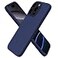 ORNARTO Compatible with iPhone 16 Pro Case 63 Slim Liquid Silicone 3 Layers Soft Gel Rubber Shockproof Protective Cover with AntiScratch Microfiber LiningNavy Blue