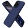 ORNARTO Compatible with iPhone 16 Pro Case 63 Slim Liquid Silicone 3 Layers Soft Gel Rubber Shockproof Protective Cover with AntiScratch Microfiber LiningNavy Blue