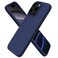ORNARTO Compatible with iPhone 16 Pro Case 63 Slim Liquid Silicone 3 Layers Soft Gel Rubber Shockproof Protective Cover with AntiScratch Microfiber LiningNavy Blue